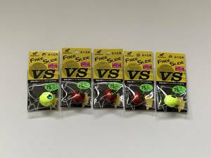 ハヤブサ【無双真鯛 フリースライドVSカスタムヘッド　75g】５個セット