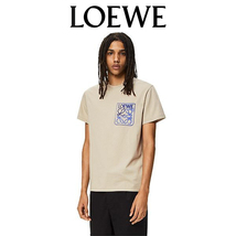 LOEWE ロエベ アナグラム フェイクポケット 半袖 Tシャツ メンズ XS_画像5