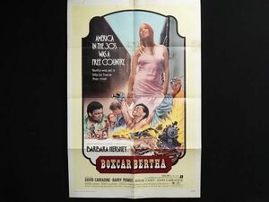 PE752. BOXCAR BERTHA 明日に処刑を… 1972年 映画 販促用 ポスター マーティン・スコセッシ 当時物