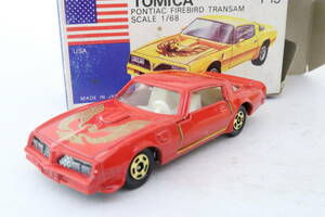 トミカ ヨーロッパ向け F13 PONTIAC FIREBIRD TRANS AM ポンティアック トランザム 箱付 日本製 TOMICA コレ