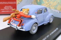 ATLAS SPIROU ET FANTASIO RENAULT 4CV ルノー フィギュア付 漫画劇中車 1/43 箱付 ニニコ_画像5