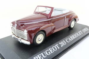 PEUGEOT 203 CABRIOLET (1953) プジョー カブリオレ 1/43 ナコ