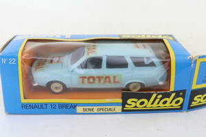 solido RENAULT 12 BREAK TOTAL ルノー ブレーク トタル 箱付 1/43 フランス製 ハコ