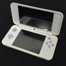 Nintendo JAN-001 Newニンテンドー2DS LL 本体 ホワイト×ラベンダー 動作確認済_画像1