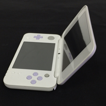 Nintendo JAN-001 Newニンテンドー2DS LL 本体 ホワイト×ラベンダー 動作確認済_画像3