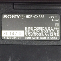 1円 SONY HDR-CX535 ハンディカム HD デジタルビデオカメラ 通電確認済み_画像6