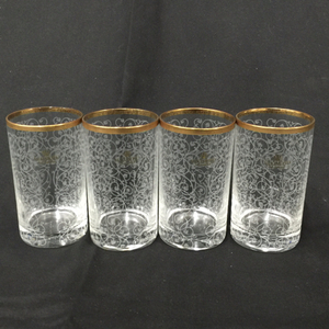 ミキモト コップ グラス ガラス製 4点セット 高さ10cm 直径呑み口5.5cm 洋食器 MIKIMOTO