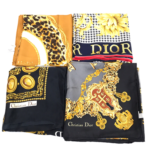 年最新Yahoo!オークション  dior シルクスカーフディオール