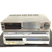 SONY EV-BS3000 SL-F11 MITSUBISHI DVR-HE10W ビデオレコーダー ビデオデッキ など まとめ 3点 セット_画像1