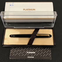 プラチナ 万年筆 3776 極細 カートリッジ式 付属品あり ブランド小物 文房具 PLATINUM_画像1