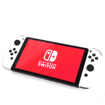 1円 美品 Nintendo HEG-001 Nintendo Switch 有機ELモデル ゲーム機 本体 動作確認済み_画像1