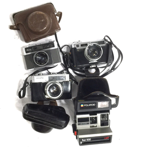 YASHICA ELECTRO 35 MINOLTA 7S RICOH 300S Polaroid Sun 630 LMP フィルムカメラ 4点セット