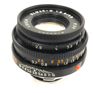 LEICA ELMAR-M 1:2.8/50 E39 カメラレンズ Mマウント マニュアルフォーカス