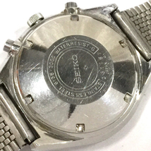 セイコー クロノグラフ ラウンドデイデイト 機械式 自動巻き メンズ腕時計 社外SSベルト SEIKO_画像2