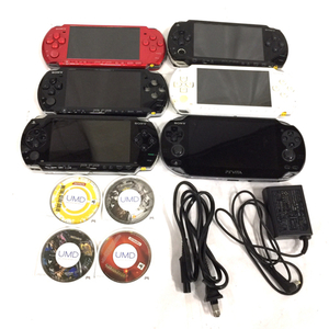 1円 SONY PCH-1100 PS VITA 1台 PSP-1000 3台 PSP-3000 2台 含む ゲーム機 本体 ソフト セット C251507