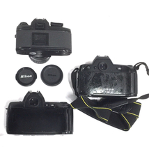 Nikon EM F90X F-801 Ai-s NIKKOR 50mm 1:1.8 含む 一眼レフフィルムカメラ レンズ セット QR112-202_画像2