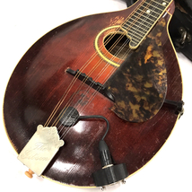 GIBSON MANDOLIN ギブソン フラット マンドリン ビンテージ ヴィンテージ ケース付 ジャンク品 現状品_画像2