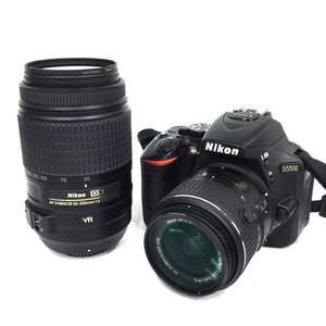 Nikon D5500 AF-S NIKKOR 18-55mm 1:3.5-5.6G II 55-300mm 1:4.5-5.6 G デジタル一眼レフ デジタルカメラ