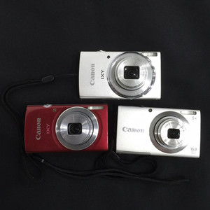 1円 Canon IXY A2400 IS 120 140 コンパクトデジタルカメラ 3台セット 動作確認済 C222240-2