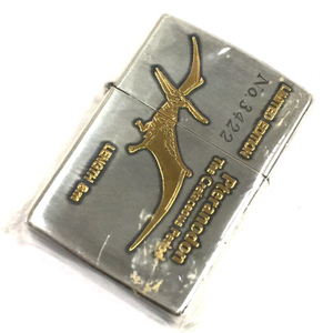 新品同様 ジッポ ライターLIMITED EDITION プテラノドン Pteranodon No.3422 携帯灰皿付属 喫煙具 ZIPPO 保存箱付き