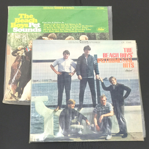 ビーチボーイズ CP7396 INSTRUMENTAL HITS レコード LP盤 他 CP7560 Pet Sounds 含 紙ケース付き 計2点 セット