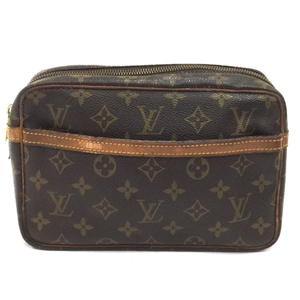 ルイヴィトン モノグラム コンピエーニュ M51847 セカンドバッグ クラッチバッグ カバン LOUIS VUITTON QR114-37