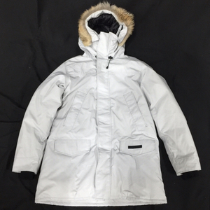 カナダグース サイズXL 長袖 ダウンコート 2062MB LANGFORD PARKA メンズ グレーファー フロントジップ CANADA GOOSE