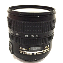 Nikon AF-S NIKKOR 24-85mm 1:3.5-4.5 G ED カメラレンズ Fマウント オートフォーカス QR114-113_画像2