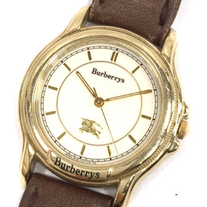 送料360円 バーバリーズ クォーツ 腕時計 5530-F52304 未稼働品 メンズ 純正ベルト 小物 BURBERRYS 同梱NG