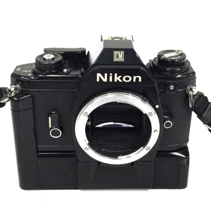 1円 Nikon EM Micro-NIKKOR 55mm 1:3.5 NIKKOR 24mm 1:2.8 含む 一眼レフ フィルムカメラ マニュアルフォーカス