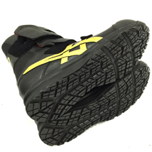 アシックス FCP401 ウィンジョブ 26.0cm 安全靴 ブラック×ゴールドカラー 保存箱付き メンズ QX114-8_画像5