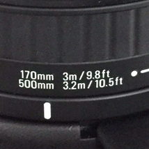 1円 SIGMA APO 170-500mm 1:5-6.3 カメラレンズ Aマウント オートフォーカス C011341-1_画像7