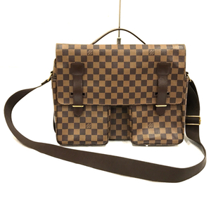 ルイ・ヴィトン N42270 ダミエ ブロードウェイ ビジネスバッグ ショルダーバッグ ブラウン系 メンズ LOUIS VUITTON