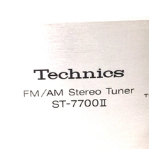 Technics SU-7700II ST-7700II プリメインアンプ FM/AMチューナー セット 通電確認済み オーディオ機器_画像7