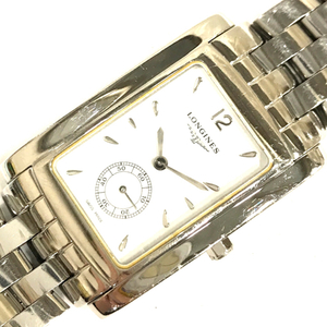 ロンジン ドルチェビータ スモセコ スモールセコンド クォーツ 腕時計 メンズ L5.655.4 ホワイト文字盤 LONGINES