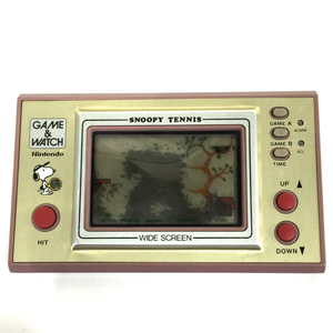 Nintendo ゲーム＆ウォッチ SP-30 スヌーピーテニス 通電確認済み QG121-28