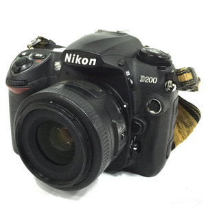 Nikon D200 AF-S DX NIKKOR 35mm 1:1.8G デジタル一眼レフカメラ QX121-13