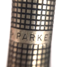 パーカー 万年筆 STERLING CAP&BARREL ペン先 14K 字幅 XF カートリッジ・コンバーター両用式 インクなし 保存箱付_画像6