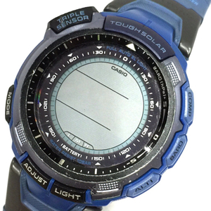 1円 カシオ 腕時計 プロトレック PRG-110CJ トリプルセンサー デジタル タフソーラー メンズ ブルー 青 CASIO