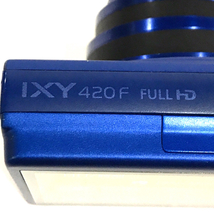 Canon IXY 420F 4.3-21.5mm 1:2.7-5.9 コンパクトデジタルカメラ デジカメ ブルー_画像6