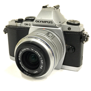 1円 OLYMPUS OM-D E-M5 DIGITAL 14-42mm 1:3.5-5.6 ミラーレス一眼 デジタルカメラ レンズ C091856-4