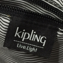 キプリング ナイロン リュック バックパック ファスナー開閉 ファッション小物 ブラック系 黒系 KIPLING_画像6