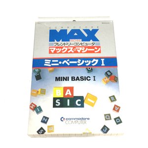 マックスマシーン ミニ・ベーシック I MINI BASIC1 ゲームソフト ユーザーズガイド付属 保存箱付 MAX MACHINE