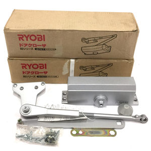 RYOBI ドアクローザー 玄関ドア 80シリーズ 2バルブ M５ネジ使用 計2点 セット 保存箱付き