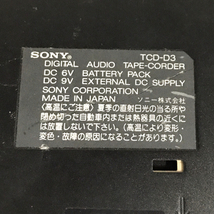 SONY DAT WALKMAN TCD-D3 ポータブルDATプレーヤー ソニー ウォークマン QS093-193_画像7