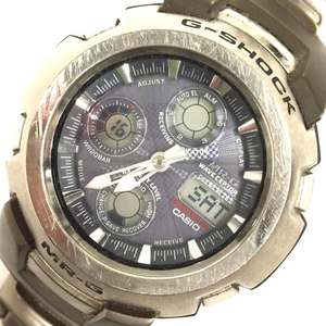 1円 カシオ 電波 腕時計 G-SHOCK MR-G MRG-2000DJ ラウンド デジアナ タフソーラー メンズ 稼働 付属有 CASIO