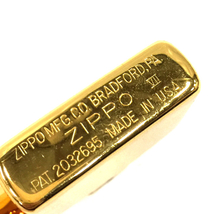 ジッポ オイルライターゴールドカラー 限定1000個 No.0531 3.8cm5.5cm 喫煙具 ライター 保存箱付 ZIPPO_画像7