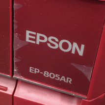 EPSON EP-805AR A4 インクジェット複合機 プリンター レッド 通電確認済み エプソン_画像8