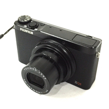 1円 FUJI FILM XQ1 BLACK 4.0x 6.4-25.6mm 1:1.87-4.9 コンパクトデジタルカメラ C101054_画像1