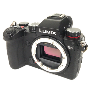 1円 Panasonic LUMIX S5 ミラーレス一眼カメラ ボディ 通電確認済み 付属品有り